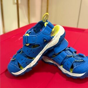 Blue and Yellow Kids' Sandals